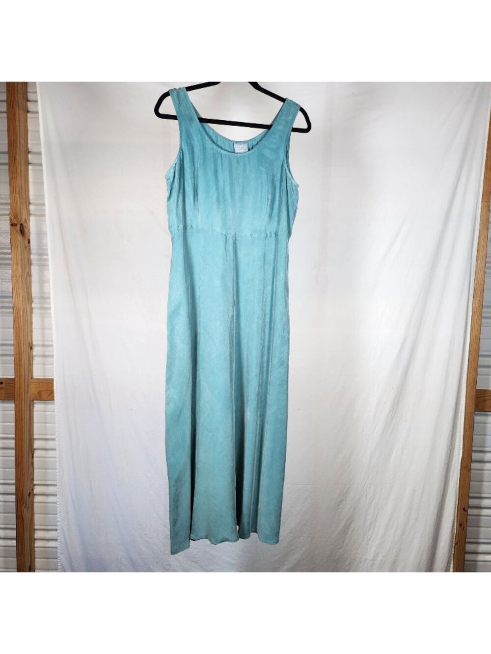 Vintage Rabbit Rabbit Rabbit Sleeveless Dress 12 Teal Festival Boho Fairy Y2k